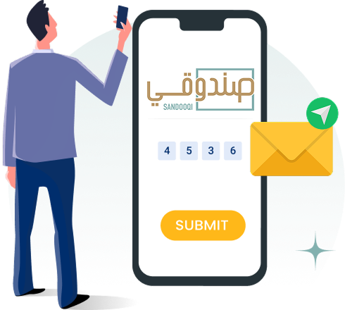 Create a PIN code in the Sandooqi app